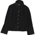 Camisa formal feminina Versace Reino Unido 10 pequena preta