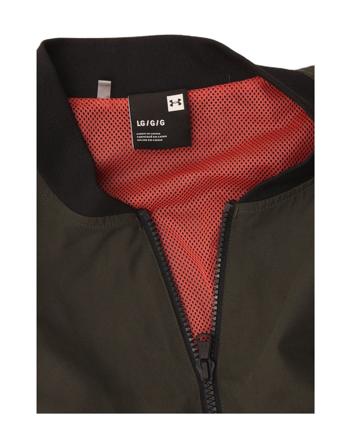 Jaqueta bomber masculina Under Armour Graphic UK 40 grande cáqui