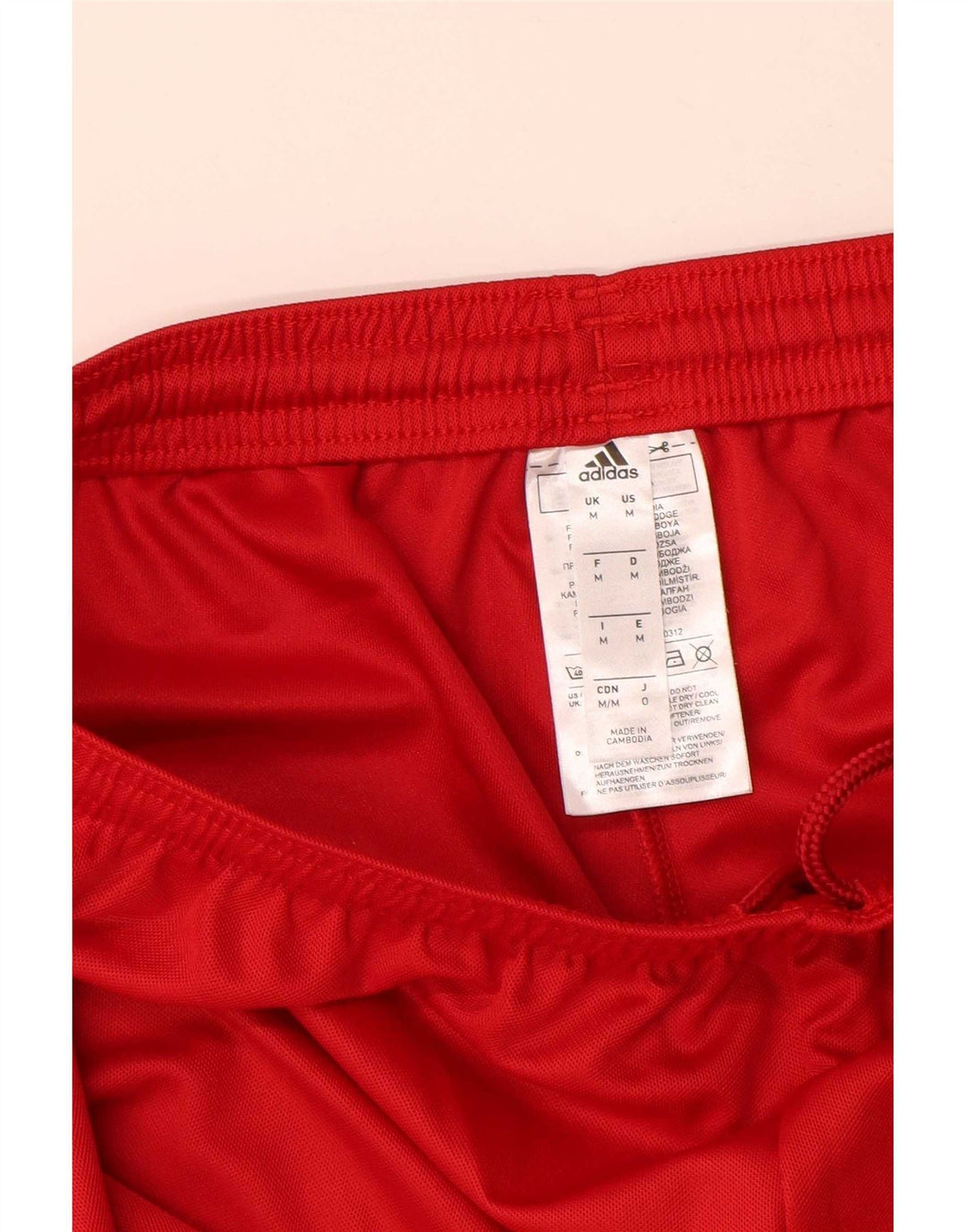Adidas Mens Aeroready Sport Shorts Médio Poliéster Vermelho
