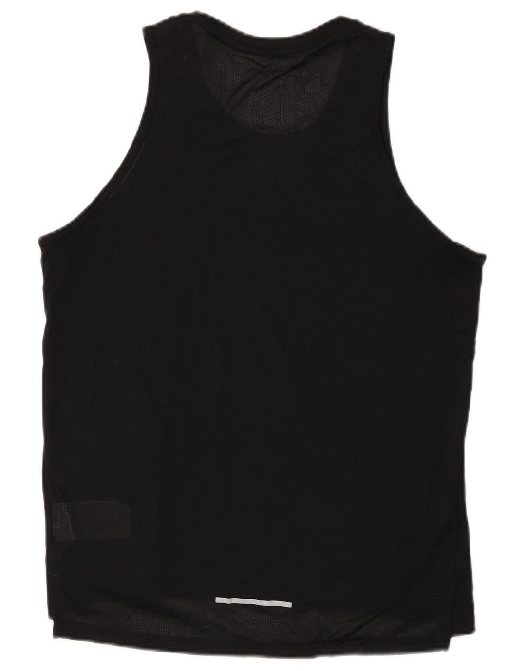 Nike Womens Dri Fit Vest Top UK 14 Médio Preto Poliéster
