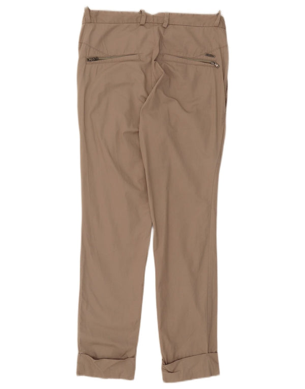 Calça feminina Diesel Slim Cropped W26 L25 Algodão Bege