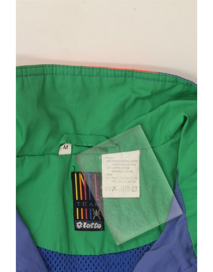 Jaqueta de chuva Lotto Boys 11-12 anos poliéster colorblock azul médio