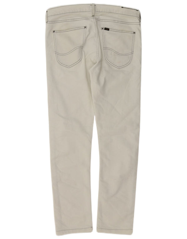 Lee Mens Jeans Slim W32 L29 Branco