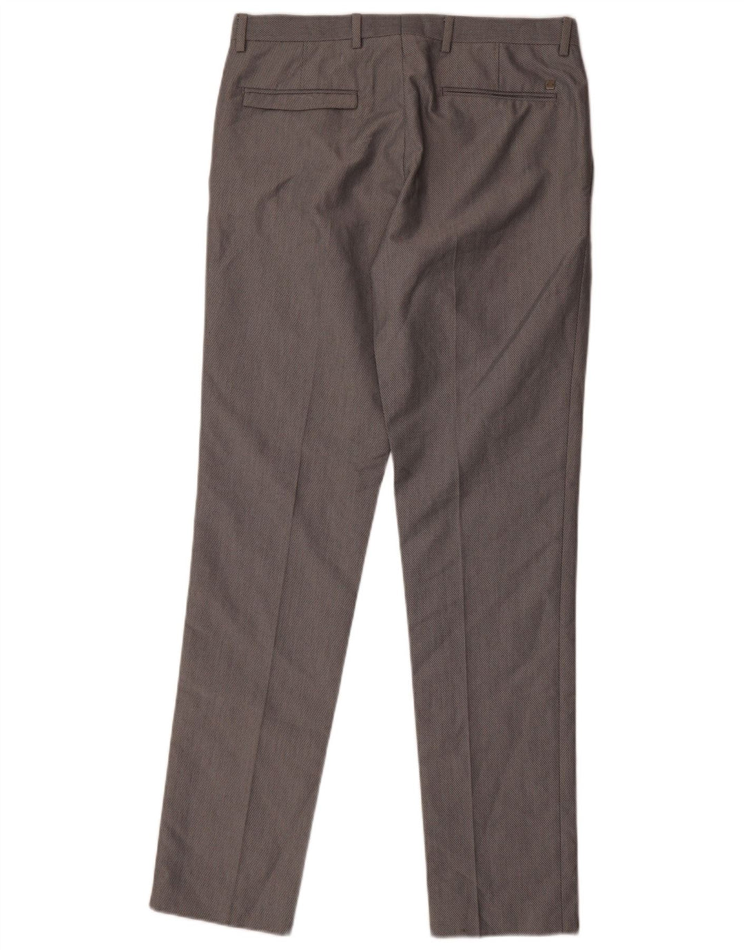 Calça masculina Zara Slim Suit EU 40 Médio W31 L33 Cinza Poliéster