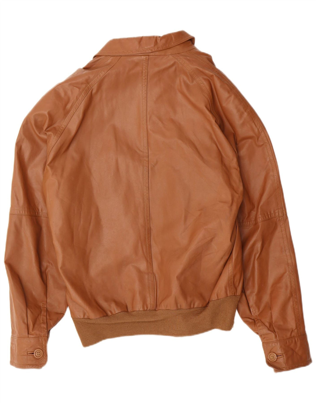 Jaqueta de couro masculina VINTAGE IT 50 grande marrom