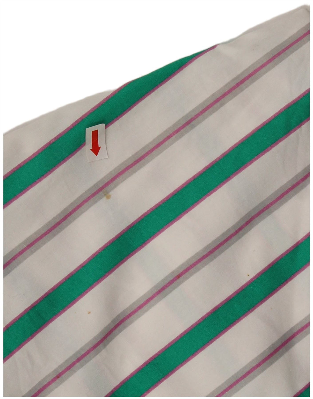 Camisa Benetton Mulher UK 18 XL Listrada Branca