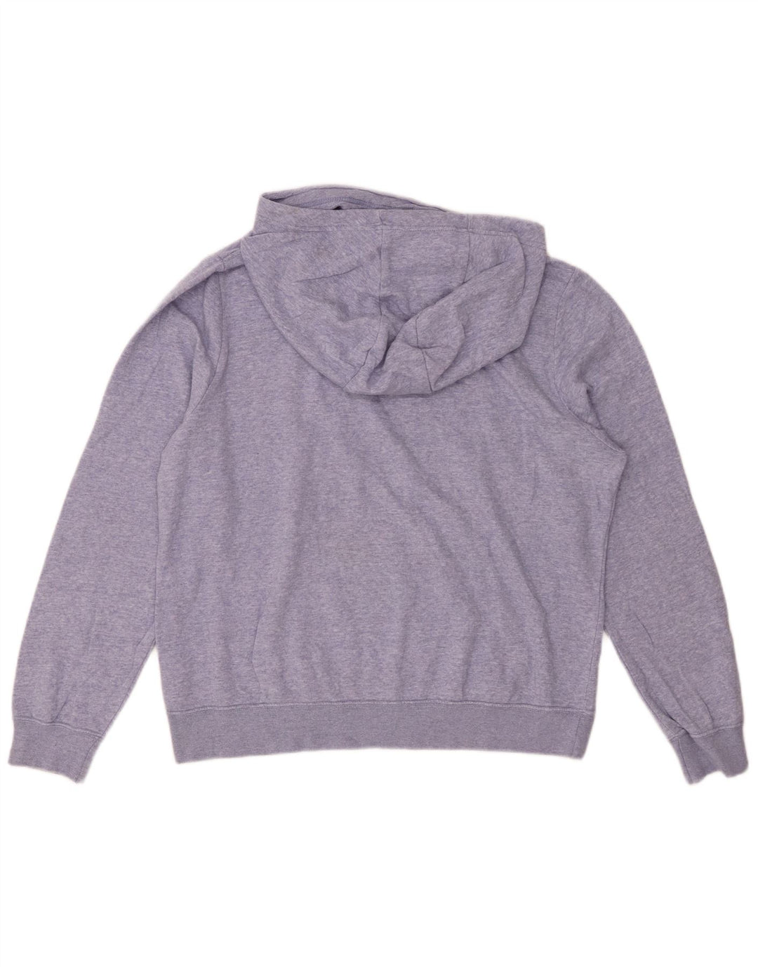 NIKE Womens Oversized Hoodie Jumper UK 16 Grande Roxo Flecked Algodão