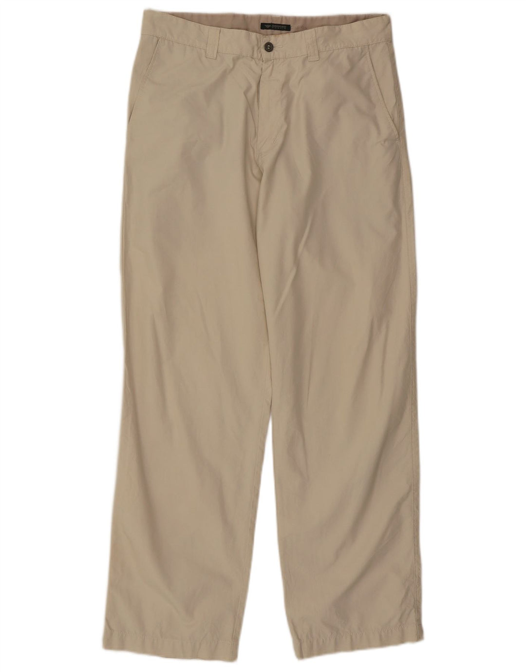 DOCKERS Calça masculina cáqui reta Chino W32 L32 algodão bege