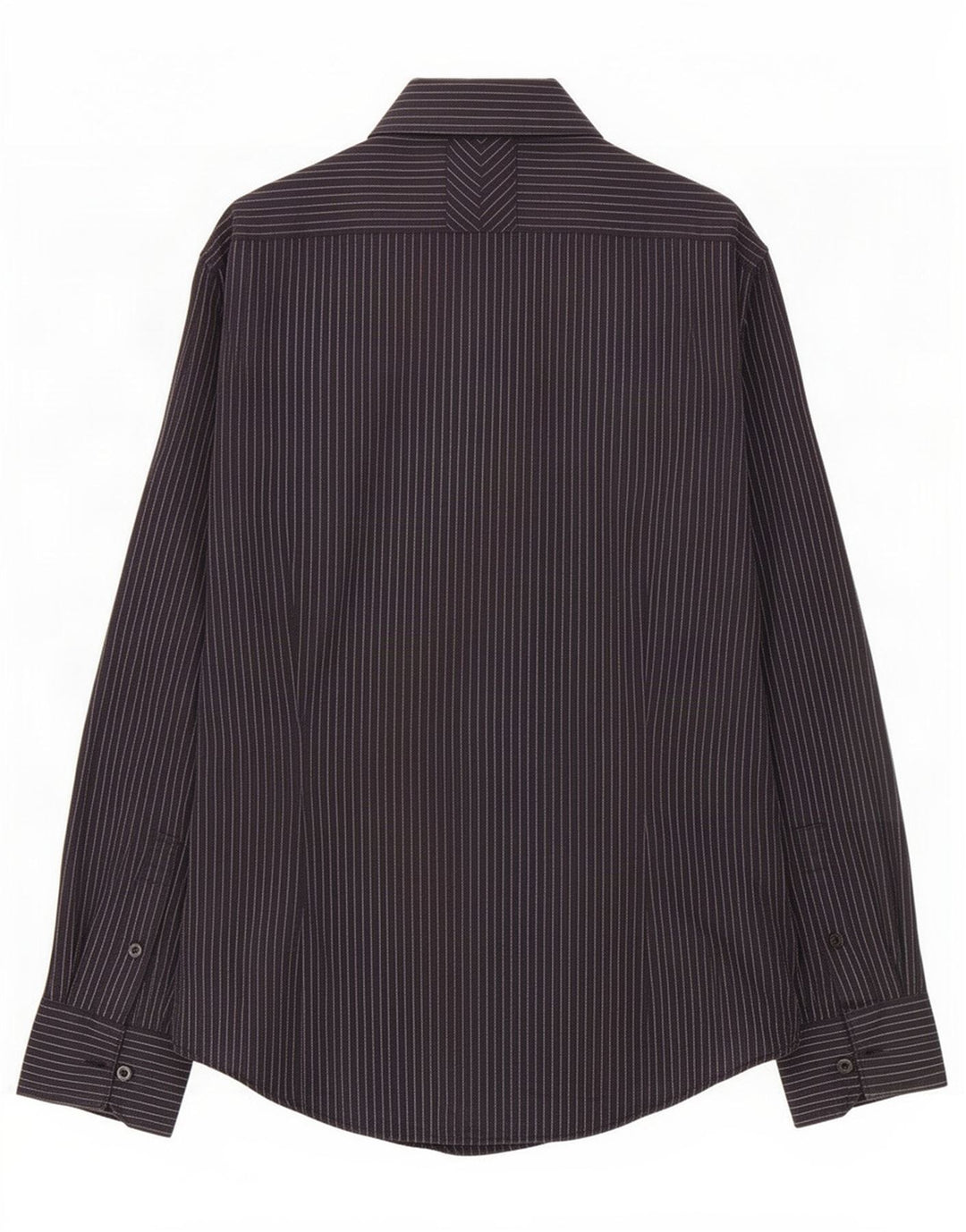 Camisa masculina Guess pequena listrada preta de algodão