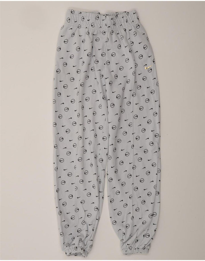 NIKE Mens Loose Fit Graphic Calças de treino Joggers Pequeno Azul Algodão