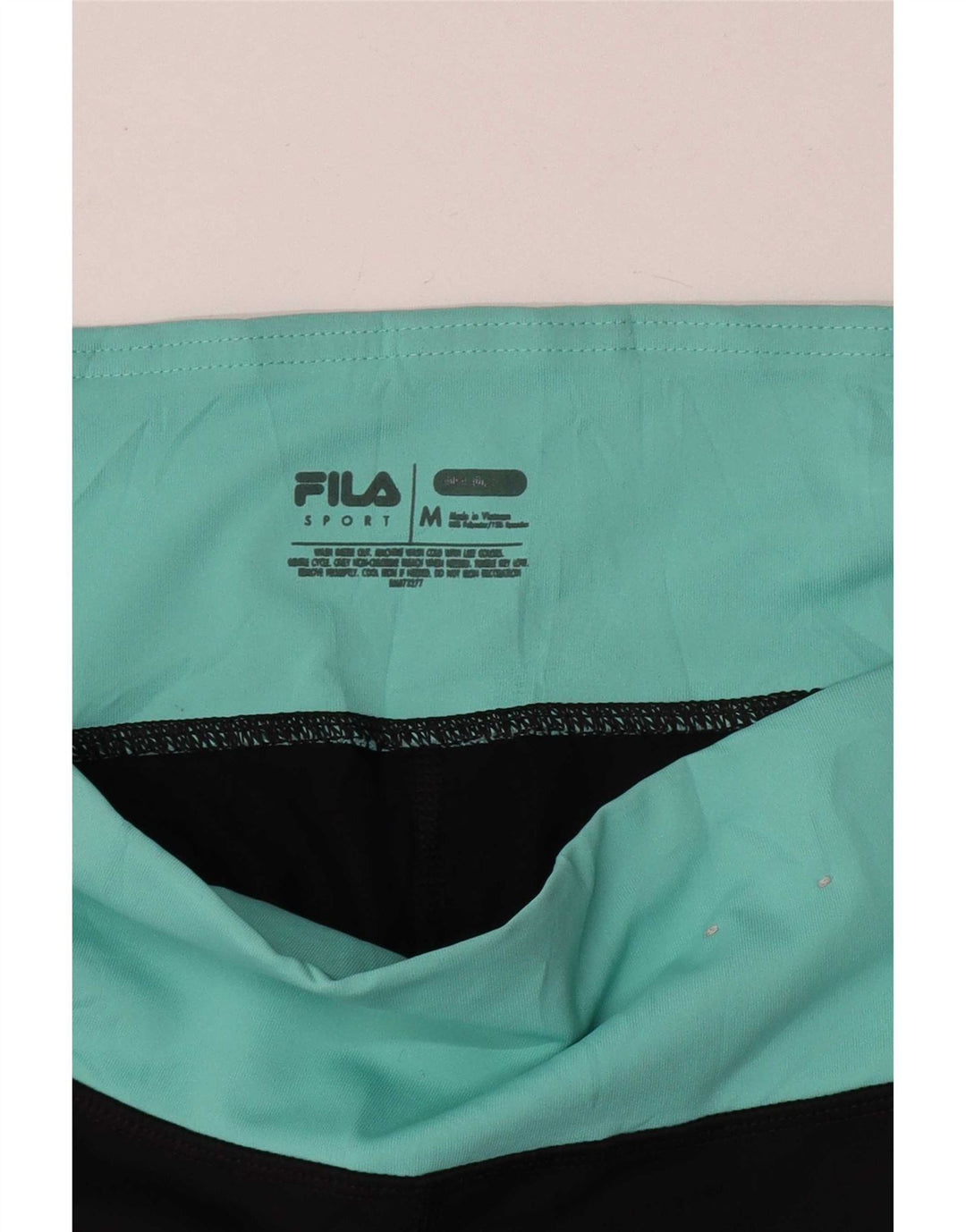 Fila Womens Capri Leggings UK 12 Medium Black Colourblock