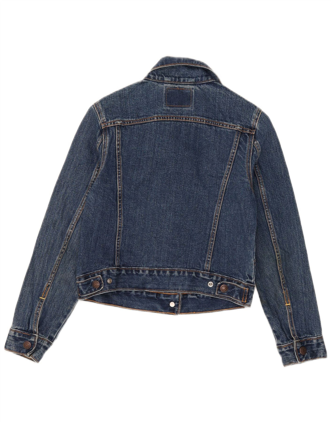 Jaqueta jeans feminina Levi's 7-8 anos grande algodão azul