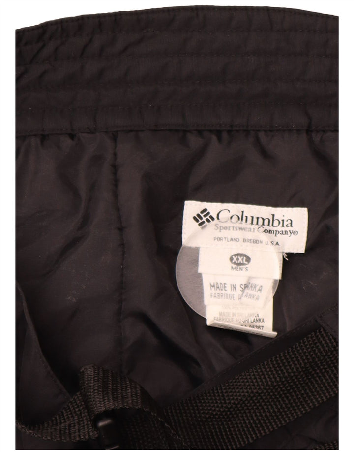 Calça de esqui masculina COLUMBIA 2XL nylon preto