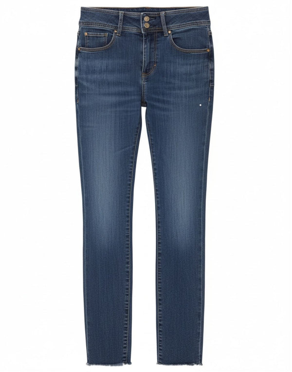 Guess Jeans skinny feminino de cintura alta W25 L27 algodão azul
