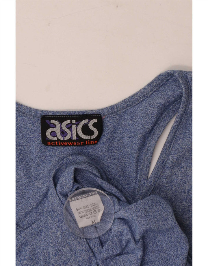 Asics Masculino Graphic Vest Top XL Azul Algodão