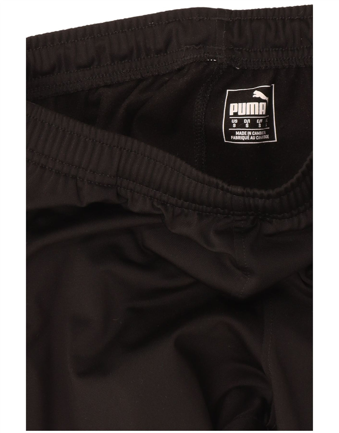 Calça de treino masculina Puma Joggers pequeno preto colorblock