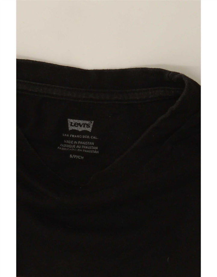 Camiseta gráfica masculina Levi's pequena preta