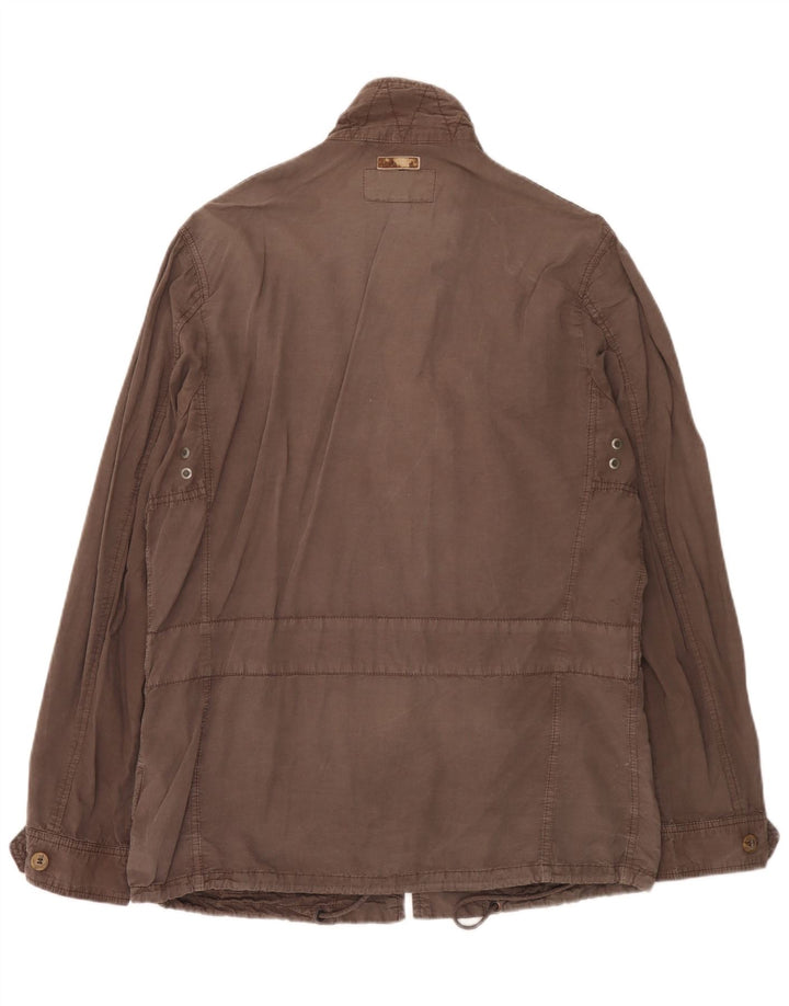 Jaqueta utilitária masculina Marlboro Classics EU 52 XL algodão cinza
