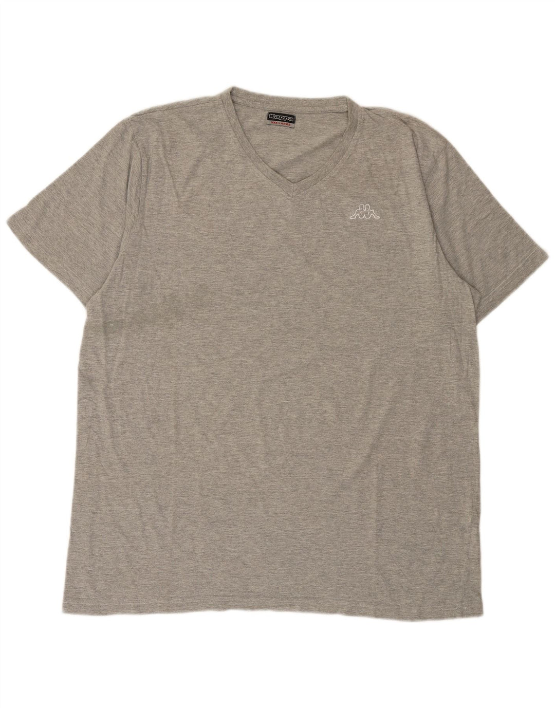 Camiseta masculina Kappa Top 3XL algodão cinza