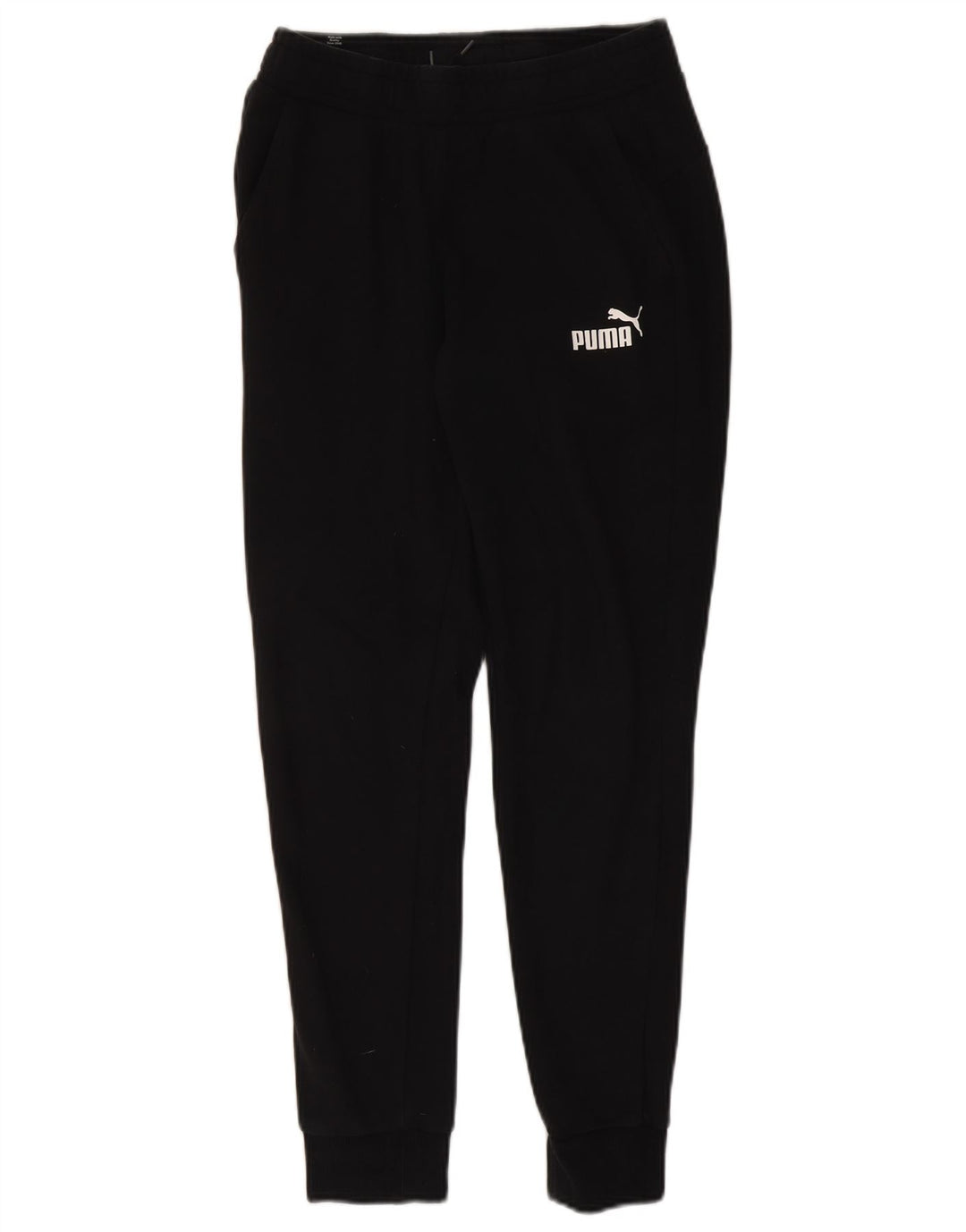 Calça de treino masculina Puma Joggers médio algodão preto