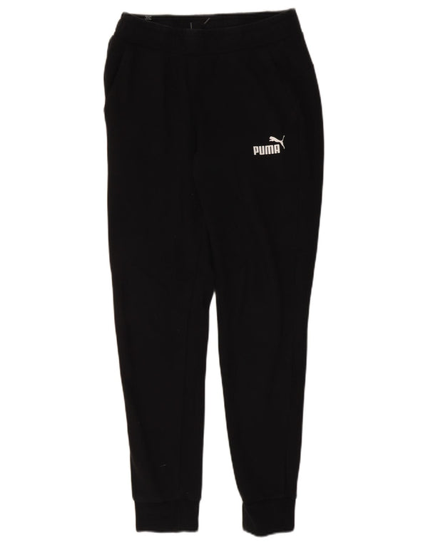 Calça de treino masculina Puma Joggers médio algodão preto
