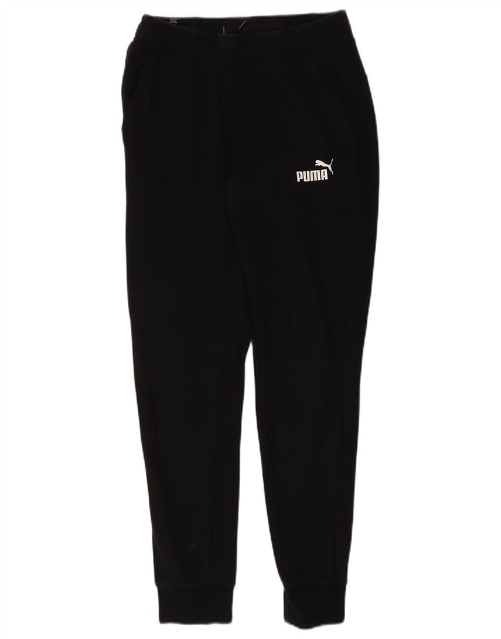 Calça de treino masculina Puma Joggers médio algodão preto