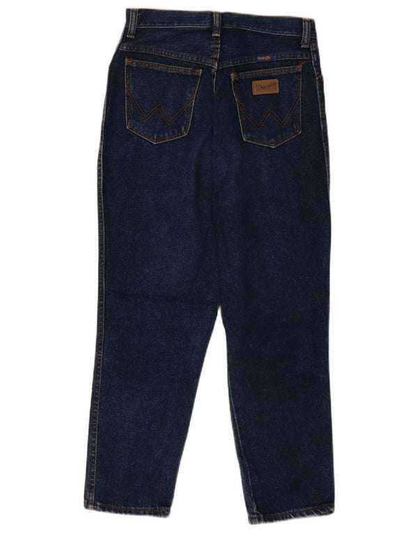 Calça jeans feminina Wrangler de cintura alta W31 L26 algodão azul