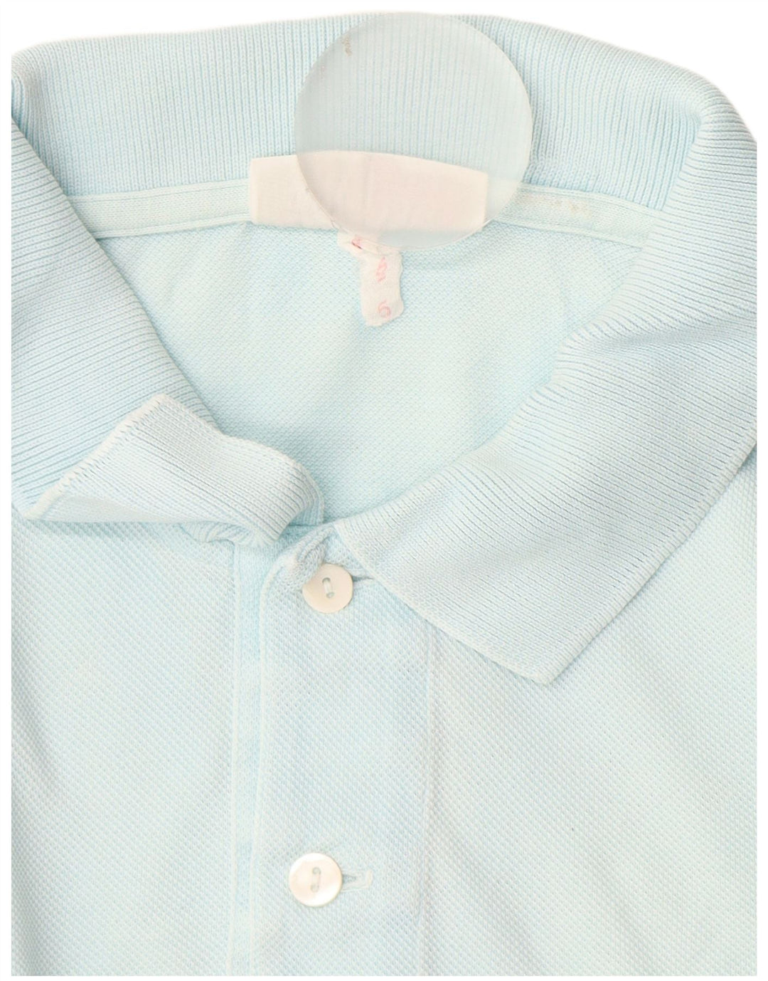 Camisa polo masculina Lacoste tamanho 5 grande algodão azul