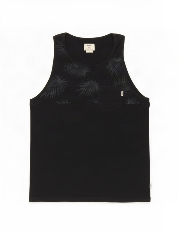 Vans Masculino Colete Top Pequeno Algodão Preto