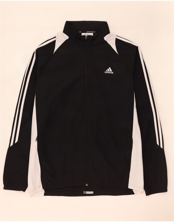 Adidas Mens Clima 365 Tracksuit Top Jacket Grande Preto Colorblock