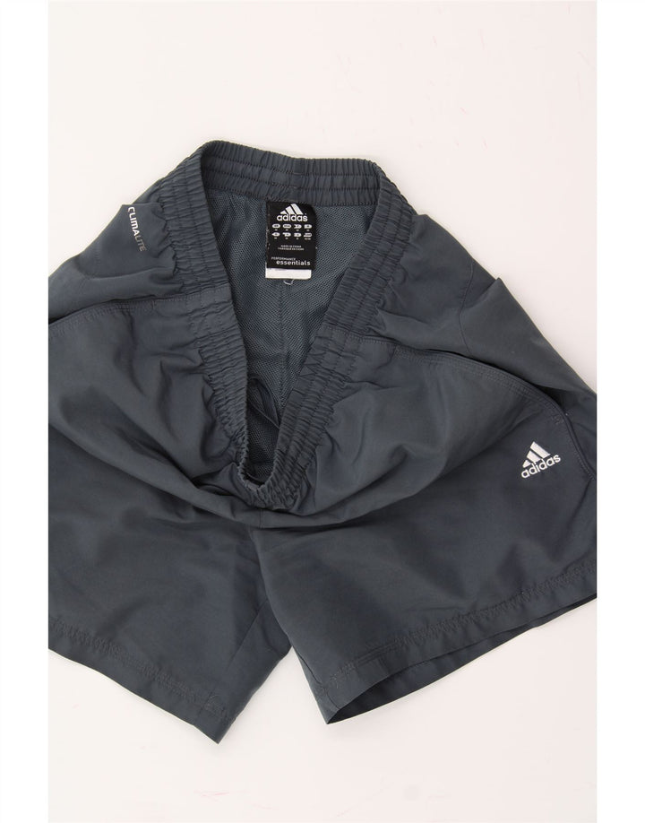 ADIDAS Mens Climalite Sport Shorts Médio Cinza Poliéster