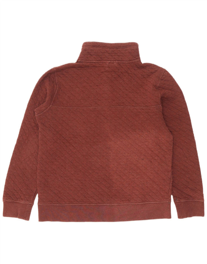 Moletom masculino Patagonia com gola redonda e moletom pequeno de algodão marrom