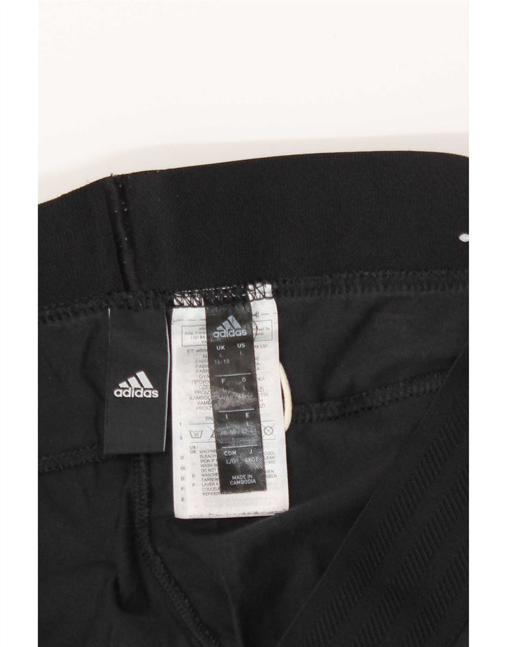Leggings Adidas Mulher UK 16/18 Grande Preto