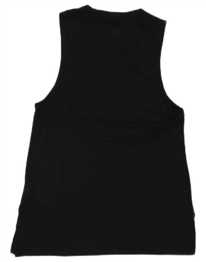 Jordan Mens Dri Fit Vest Top Pequeno Poliéster Preto