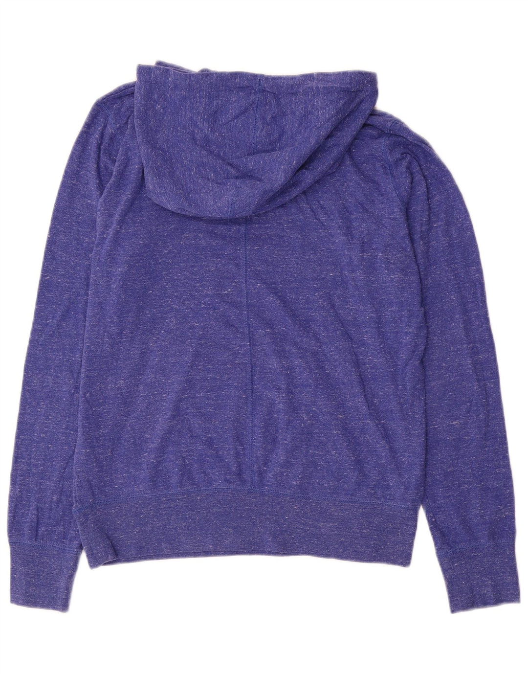 Jumper com capuz gráfico feminino NIKE UK 16 grande poliéster manchado roxo