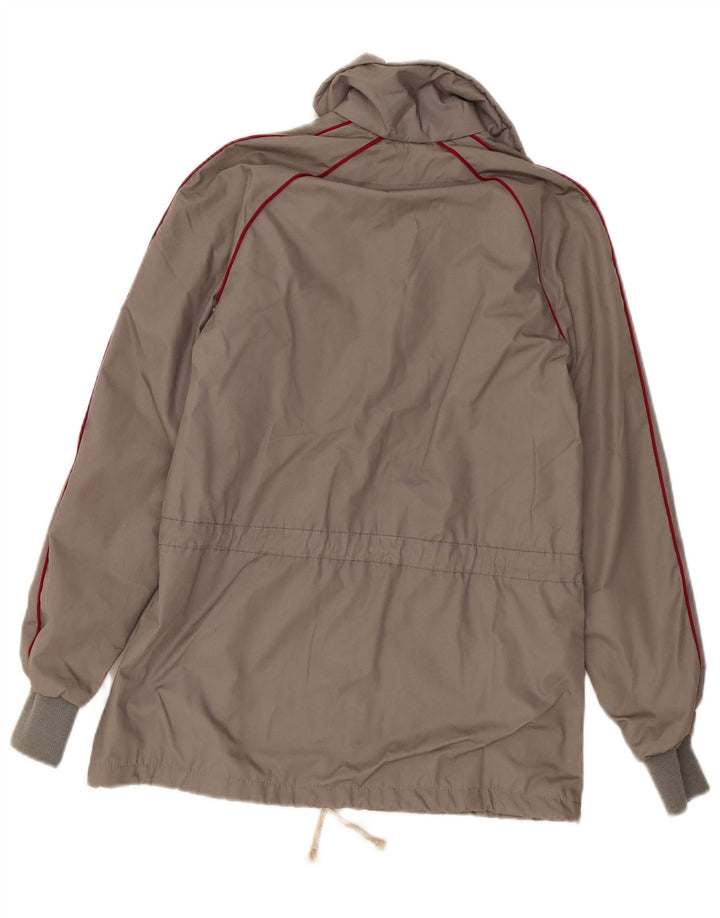 Loffler Mens Treino Top Jaqueta Pequena Cinza Poliéster
