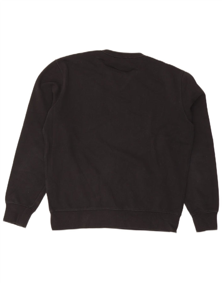 Liu Jo moletom gráfico masculino jumper médio algodão preto