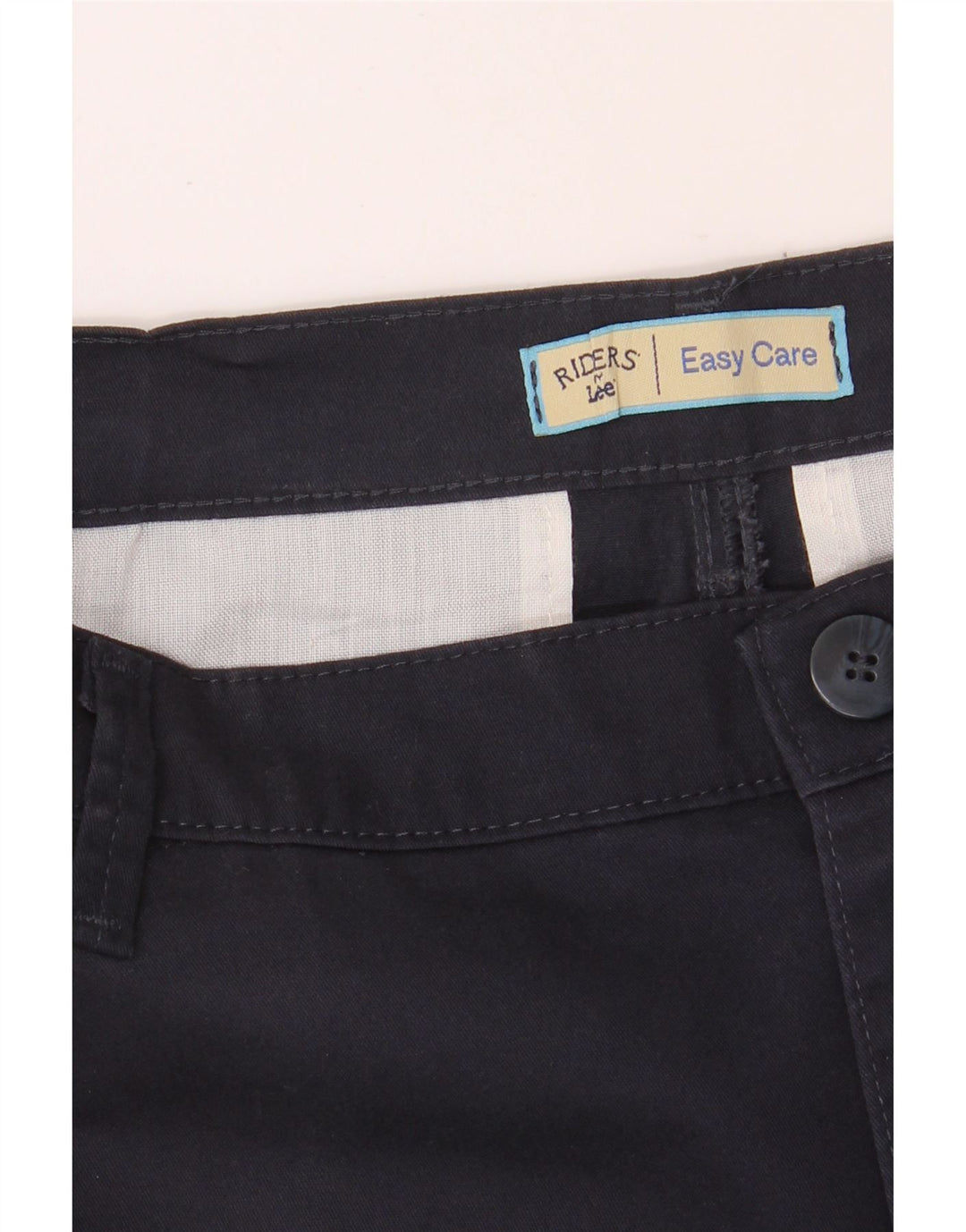 LEE Womens Riders Straight Casual Trousers W36 L30 Black Vintage Lee and Second-Hand Lee from Messina Hembry 