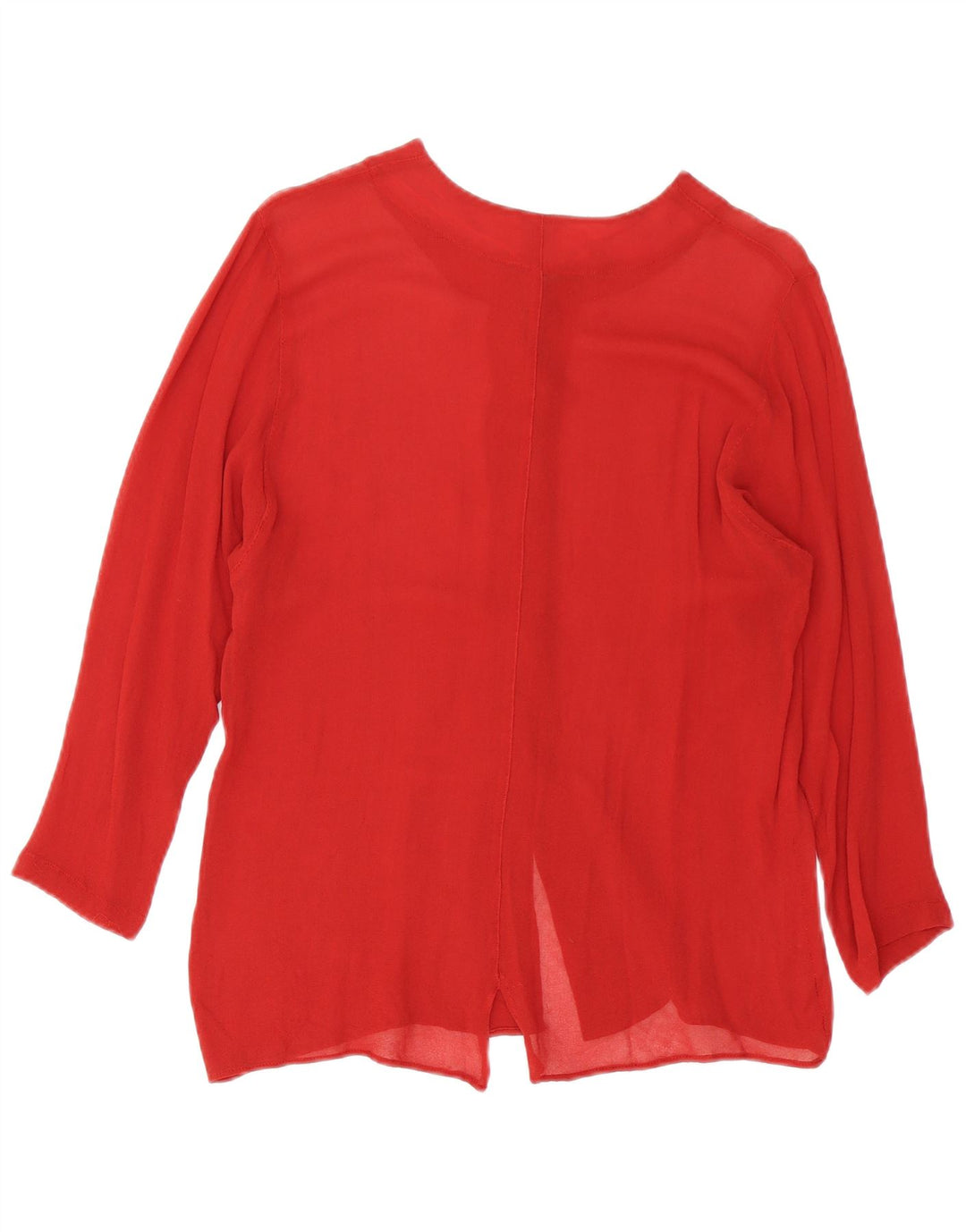 Blusa feminina Benetton IT 44 Viscose Borgonha Média