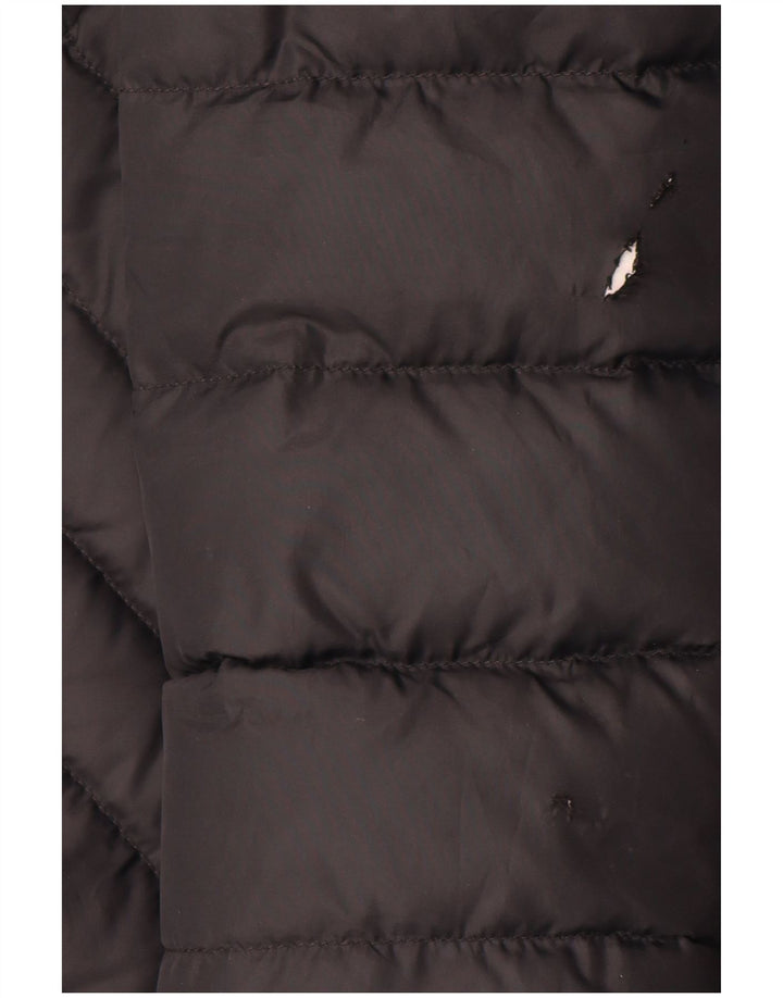 Casaco acolchoado feminino Tommy Hilfiger Reino Unido 16 grande poliéster preto