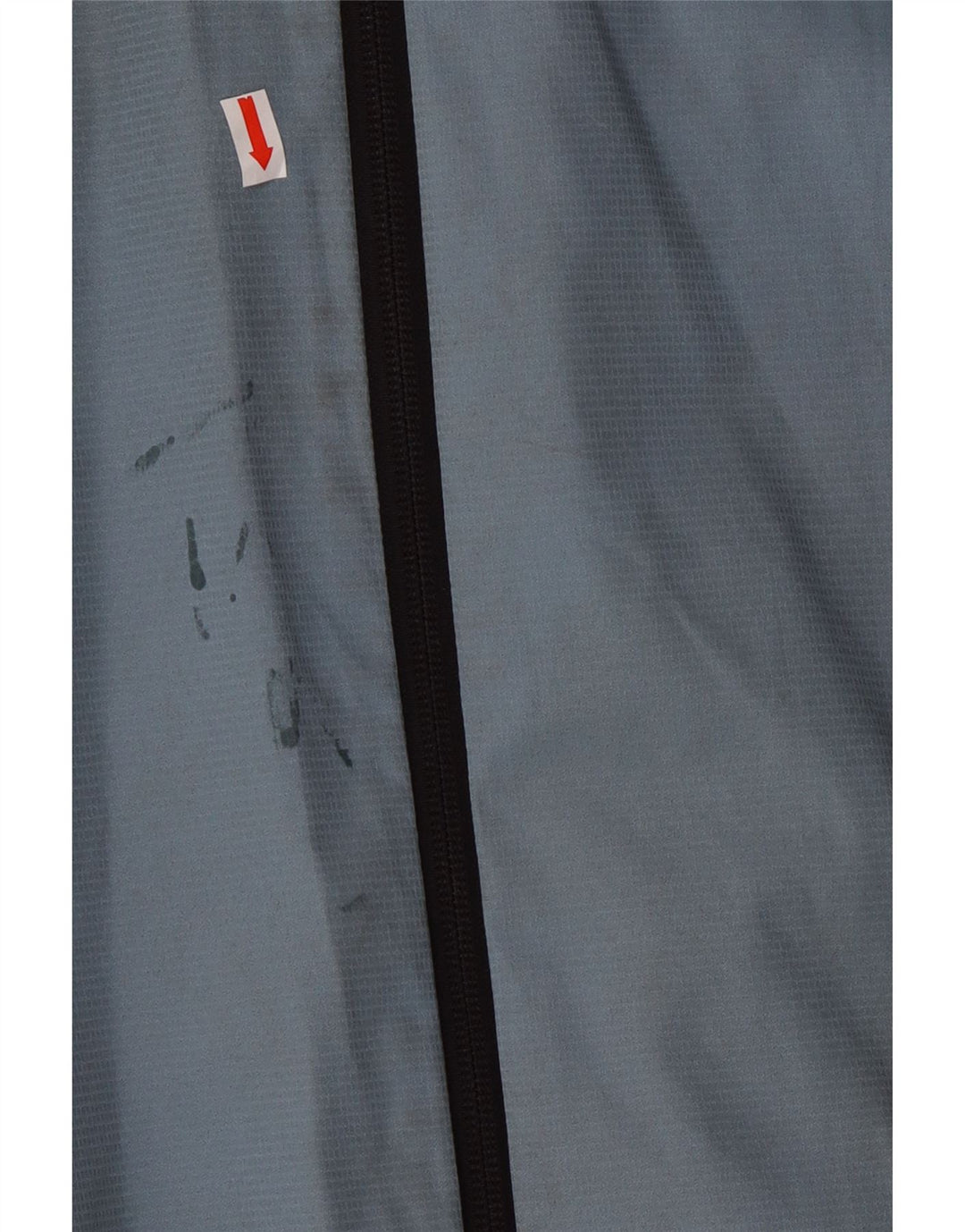 Jaqueta de chuva com capuz feminino Adidas UK 14 poliéster azul médio