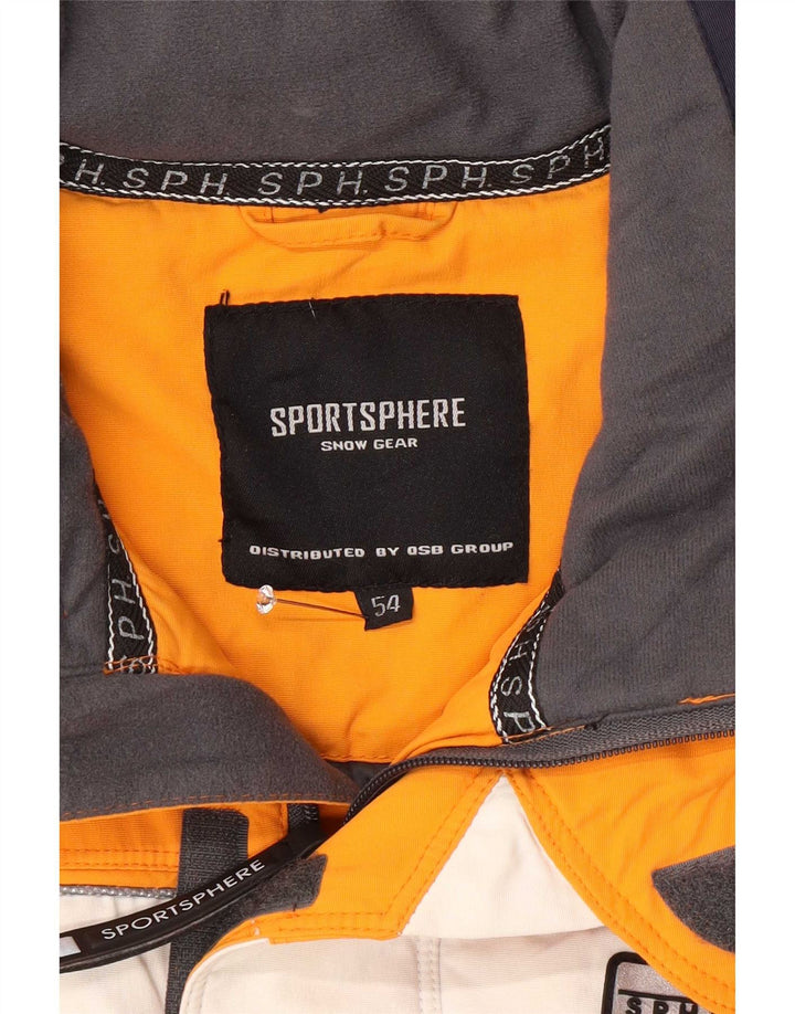 Jaqueta de esqui masculina Sportsphere IT 54 2XL laranja Colourblock Nylon