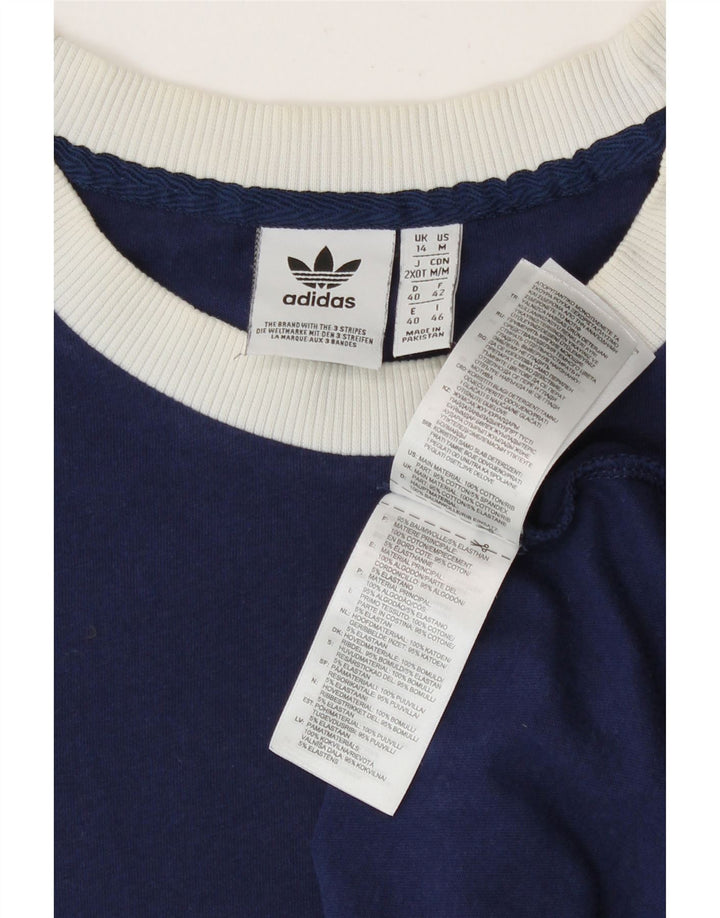 Adidas Camiseta Feminina Top UK 14 Médio Azul Marinho