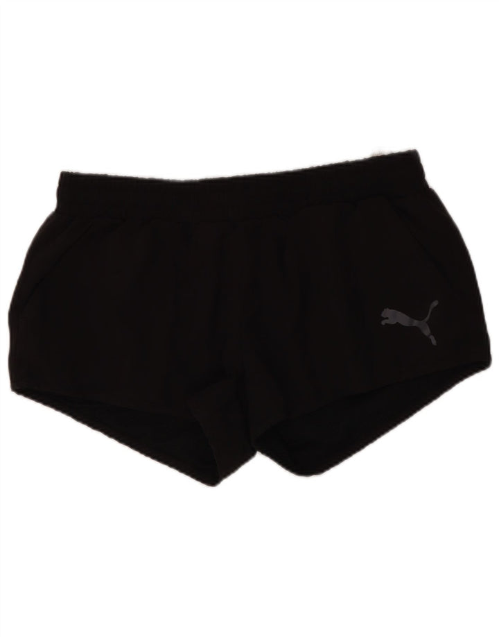 Shorts esportivos femininos Puma UK 12 poliéster preto médio