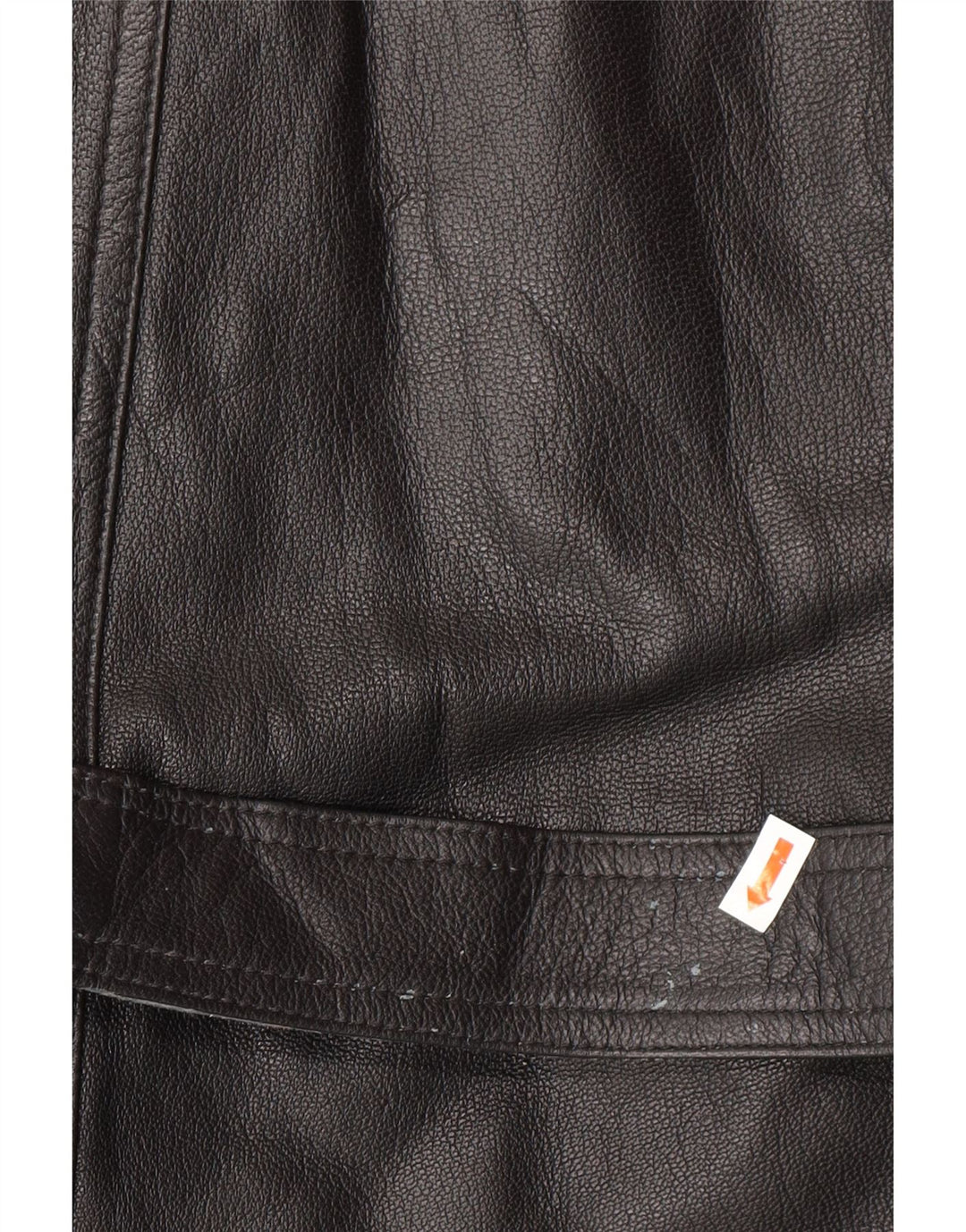 Casaco de couro masculino VINTAGE IT 52 XL couro preto