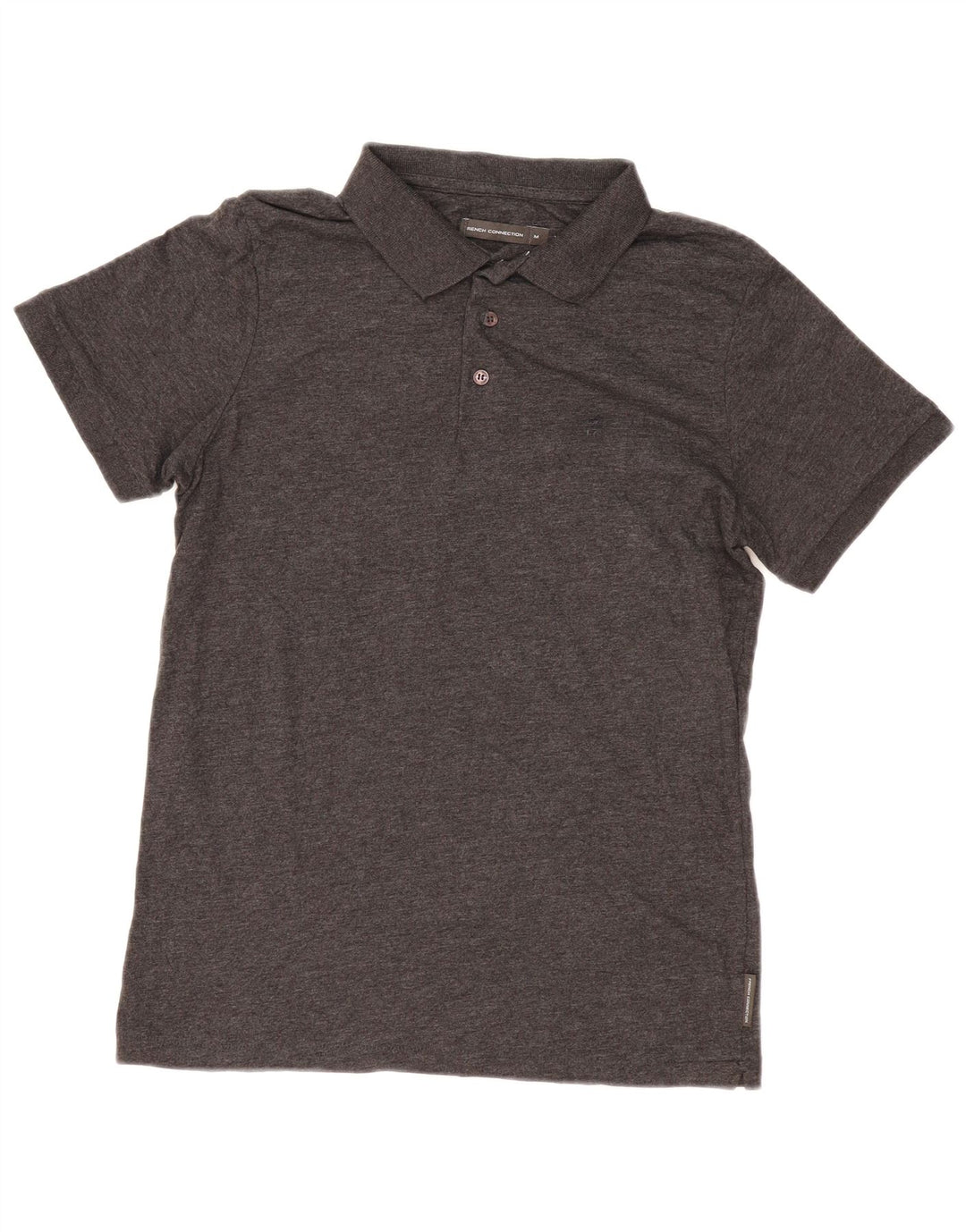 Camisa polo masculina French Connection algodão cinza médio