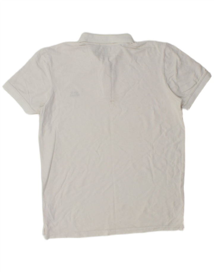 Camisa polo masculina Jack Wills médio algodão branco