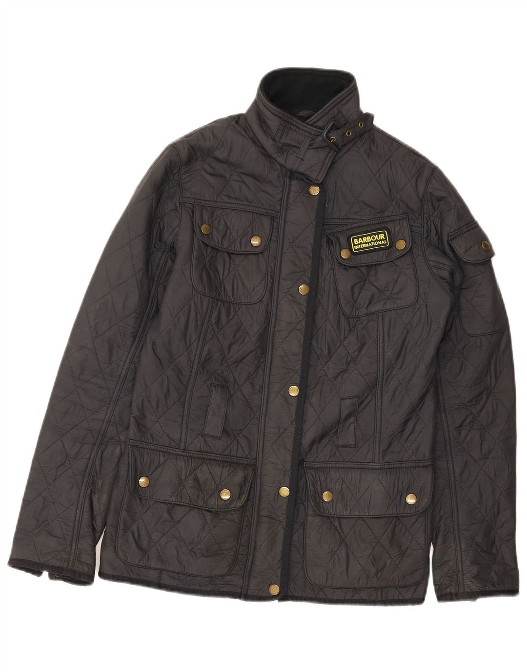 Jaqueta acolchoada feminina BARBOUR UK 10 pequena preta