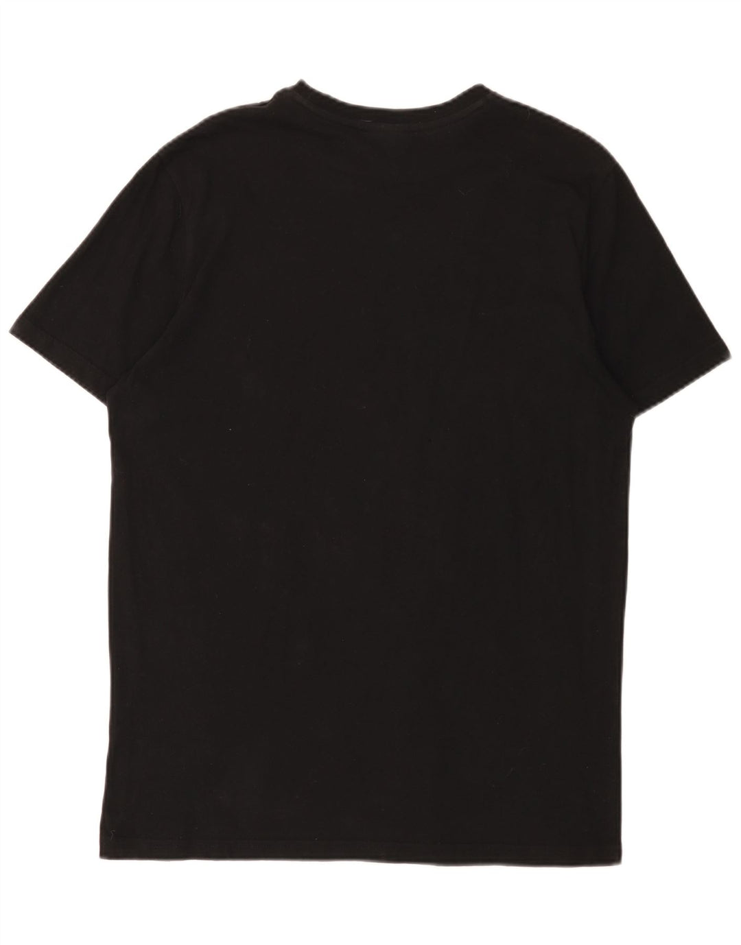 Ellesse Camiseta masculina gráfica top médio preto