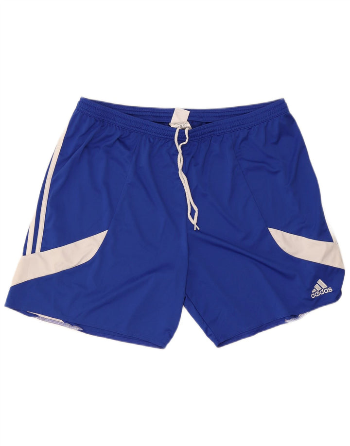 Adidas Masculino Climalite Sport Shorts 2XL Azul Colorblock Poliéster